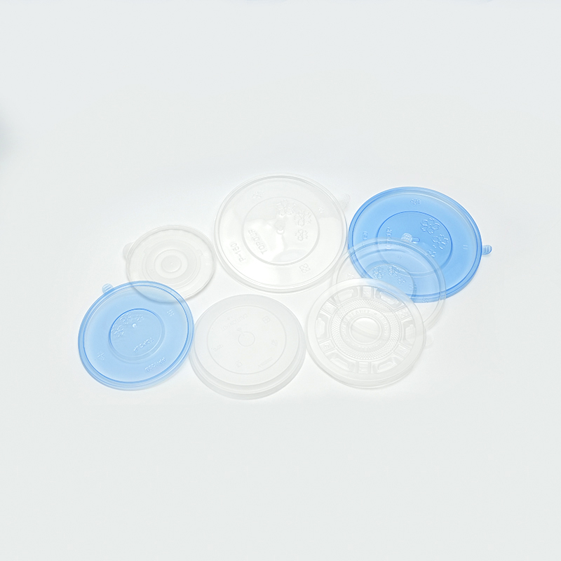 Şeffaf yuvarlak PP plastik kalınlaşmış kapak